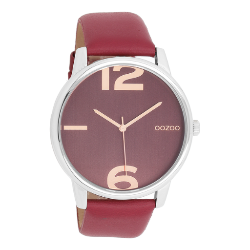 C10373 / 45mm / Silver / Burgundy